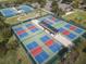 Multiple well-maintained pickleball courts at 1010 Nantucket Sound, Mount Dora, FL 32757