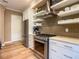 Modern kitchen with stainless steel appliances and a sleek design at 1010 Nantucket Sound, Mount Dora, FL 32757