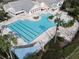 Resort-style pool with spa and lounge area at 1010 Nantucket Sound, Mount Dora, FL 32757