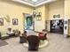 Community clubhouse lobby with comfortable seating and access to the Great Hall at 21630 King Henry Ave, Leesburg, FL 34748