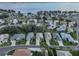 Aerial view of waterfront community at 3332 Flagship Ave, Tavares, FL 32778