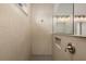 Clean shower with neutral tile and modern fixtures at 38805 Ranch Gate Blvd, Umatilla, FL 32784