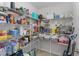 Well-organized pantry with ample shelving for storage at 5238 Dalessandro Rd, The Villages, FL 32163