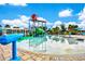 Small pool with water features and a slide for  at 1603 Lima Ave, Kissimmee, FL 34747