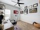 Home office with desk, chair, and built-in shelving at 405 Amola Way, Howey In The Hills, FL 34737