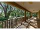 Spacious porch overlooking the backyard at 9442 Cr 674, Bushnell, FL 33513