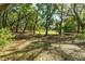 Wooded backyard with tall trees and a grassy area at 9442 Cr 674, Bushnell, FL 33513