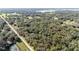 Aerial view of property showing wooded area and road at 9442 Cr 674, Bushnell, FL 33513