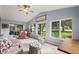 Peaceful sunroom overlooking the golf course at 5533 Grove Mnr, Lady Lake, FL 32159