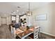 Dining area with kitchen and breakfast bar view at 29549 Caspian St, Leesburg, FL 34748