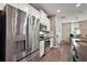 Modern kitchen with stainless steel appliances at 29549 Caspian St, Leesburg, FL 34748