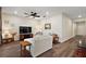 Spacious living room with hardwood floors at 29549 Caspian St, Leesburg, FL 34748