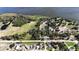 Aerial view of property and waterfront location at 3211 Lupine Way, Lake Wales, FL 33898