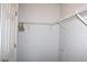 Simple closet with wire shelving and hanging rod at 3211 Lupine Way, Lake Wales, FL 33898