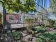 Landscaped backyard with screened patio at 33236 Grand Cypress Way, Leesburg, FL 34748