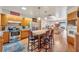 Spacious kitchen with island and wood cabinets at 4626 Ne 7Th St, Ocala, FL 34470