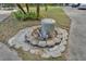 Pool pump with a stone border at 4626 Ne 7Th St, Ocala, FL 34470
