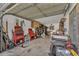 Workshop with tools and storage shelving at 4626 Ne 7Th St, Ocala, FL 34470