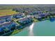 Lakefront community view, highlighting property location at 561 Juniper Springs Dr, Groveland, FL 34736