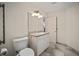 Bathroom featuring a vanity, toilet, and shower at 10285 Ne 218Th Lane Rd, Fort Mc Coy, FL 32134