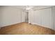 Bedroom with wood flooring, ceiling fan and large closet at 10285 Ne 218Th Lane Rd, Fort Mc Coy, FL 32134