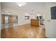 Kitchen with stainless steel appliances and wood flooring at 10285 Ne 218Th Lane Rd, Fort Mc Coy, FL 32134