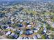 Aerial view showcasing a single Gathering home in a 55+ community at 1611 Cherry Hill Rd, The Villages, FL 32159