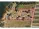 Aerial view showing house and large property at 38230 Yale Cir, Leesburg, FL 34788