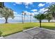 Lake view from backyard patio area at 38230 Yale Cir, Leesburg, FL 34788
