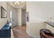 Light and airy entryway with tile flooring and access to other rooms at 41 Camino Real Blvd # 41, Howey In The Hills, FL 34737
