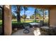 Relaxing screened porch overlooking a golf course at 41 Camino Real Blvd # 41, Howey In The Hills, FL 34737