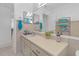 Clean bathroom with vanity and shower/tub combo at 7715 Indian Ridge N Trl, Kissimmee, FL 34747