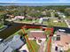 Waterfront property showcasing canal views and neighborhood context at 1621 Texas Ct, Tavares, FL 32778