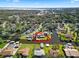 Wide shot of waterfront community with various homes and canals at 1621 Texas Ct, Tavares, FL 32778