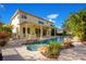 Beautiful home exterior with pool and covered patio at 4236 Fawn Meadows Cir, Clermont, FL 34711