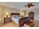 Main bedroom with wood floors and stylish furnishings at 4236 Fawn Meadows Cir, Clermont, FL 34711