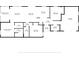 Floor plan of a home, showing the layout of the bedrooms, bathrooms, kitchen, living areas, and garage at 8827 Se 168Th Tailfer St, The Villages, FL 32162