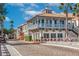 Quaint town square with cobblestone streets and Mediterranean-style buildings at 955 Ladera Ranch Rd, Kissimmee, FL 34759
