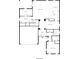 Ground floor plan with open kitchen, large living area, and one bathroom at 1150 Blarney St, Minneola, FL 34715
