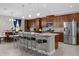 Modern kitchen with stainless steel appliances and ample cabinetry at 1150 Blarney St, Minneola, FL 34715