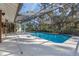 Relaxing screened-in pool area at 501 Gibson St, Leesburg, FL 34748