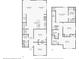 Two-story floor plan with 4 bedrooms, 4 bathrooms, living room, and dining room at 840 Pebble Beach Dr, Davenport, FL 33896
