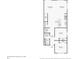First floor plan showcasing a living room, kitchen, two bedrooms, and two bathrooms at 840 Pebble Beach Dr, Davenport, FL 33896