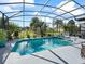 Inviting screened pool with spa and ample deck space at 11030 Se 169Th Ln, Summerfield, FL 34491