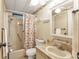 Bathroom with shower/tub, toilet, and vanity with sink at 1435 Mohawk Cir, Tavares, FL 32778
