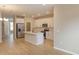 Modern kitchen with island and stainless steel appliances at 16436 Hamlin View St, Winter Garden, FL 34787