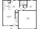 First floor plan showcasing a great room, kitchen, dining area, two bedrooms and a garage at 209 Hyacinth Ct, Kissimmee, FL 34759