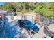Backyard with a truck and storage shed at 316 Amanda Ln, Leesburg, FL 34748