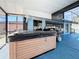 Enjoy this relaxing hot tub near the pool at 316 Amanda Ln, Leesburg, FL 34748