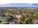 Aerial view of lakefront community with lush greenery at 324 Tomato Hill Rd, Leesburg, FL 34748